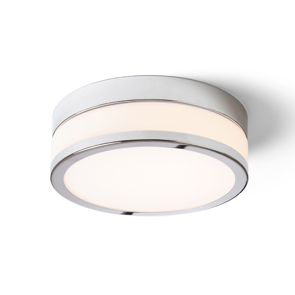 RENDL surface mounted lamp CIRA LED 23 ceiling opal-colored glass/chrome 230V LED 12W IP44 3000K R13742 1