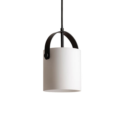 RENDL pendant lamp JULIETTA 16 pendant  opal-colored glass/black 230V LED E27 15W R13752 2
