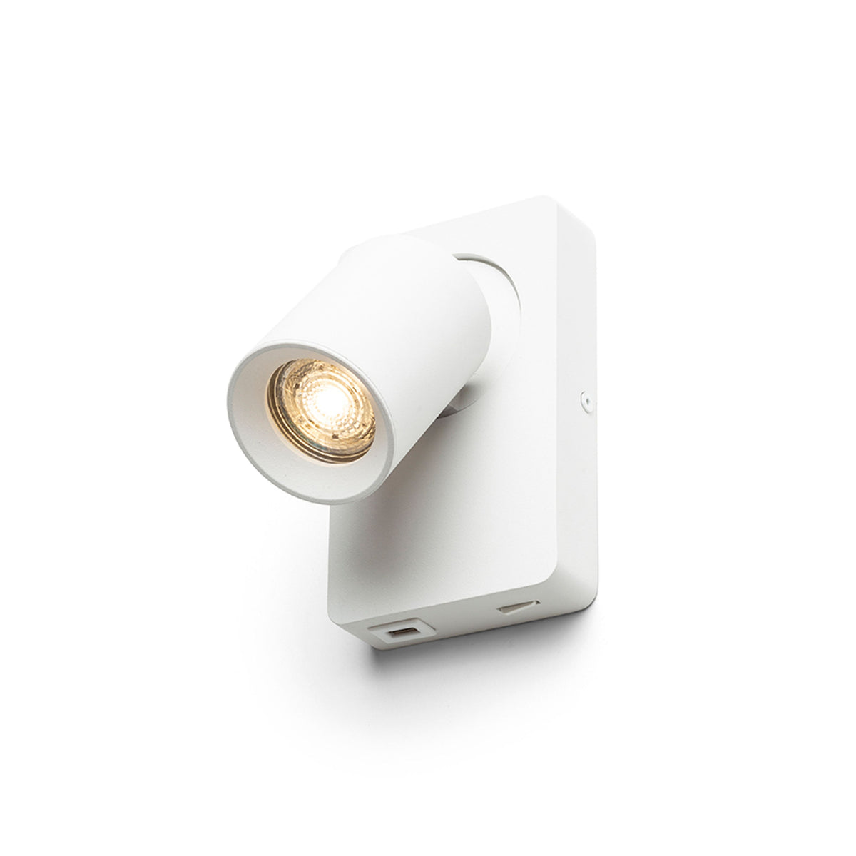 RENDL spotlight VOLTERA USB wall white  230V LED GU10 9W R13763 1