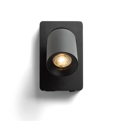 RENDL spotlight VOLTERA USB wall black  230V LED GU10 9W R13764 3
