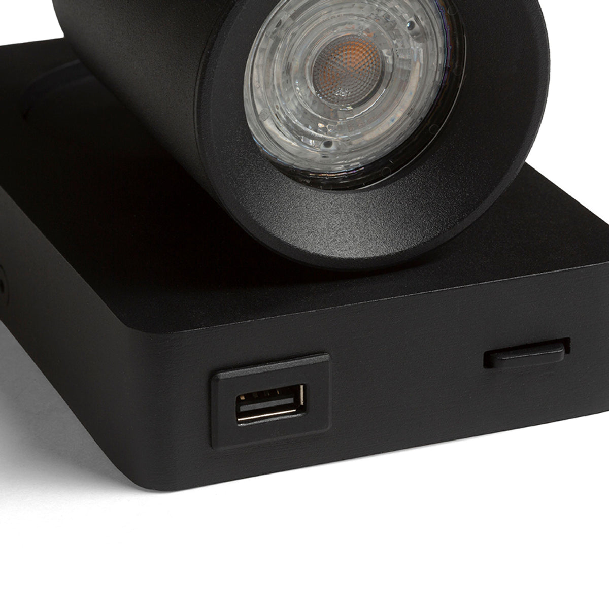 RENDL spotlight VOLTERA USB wall black  230V LED GU10 9W R13764 6