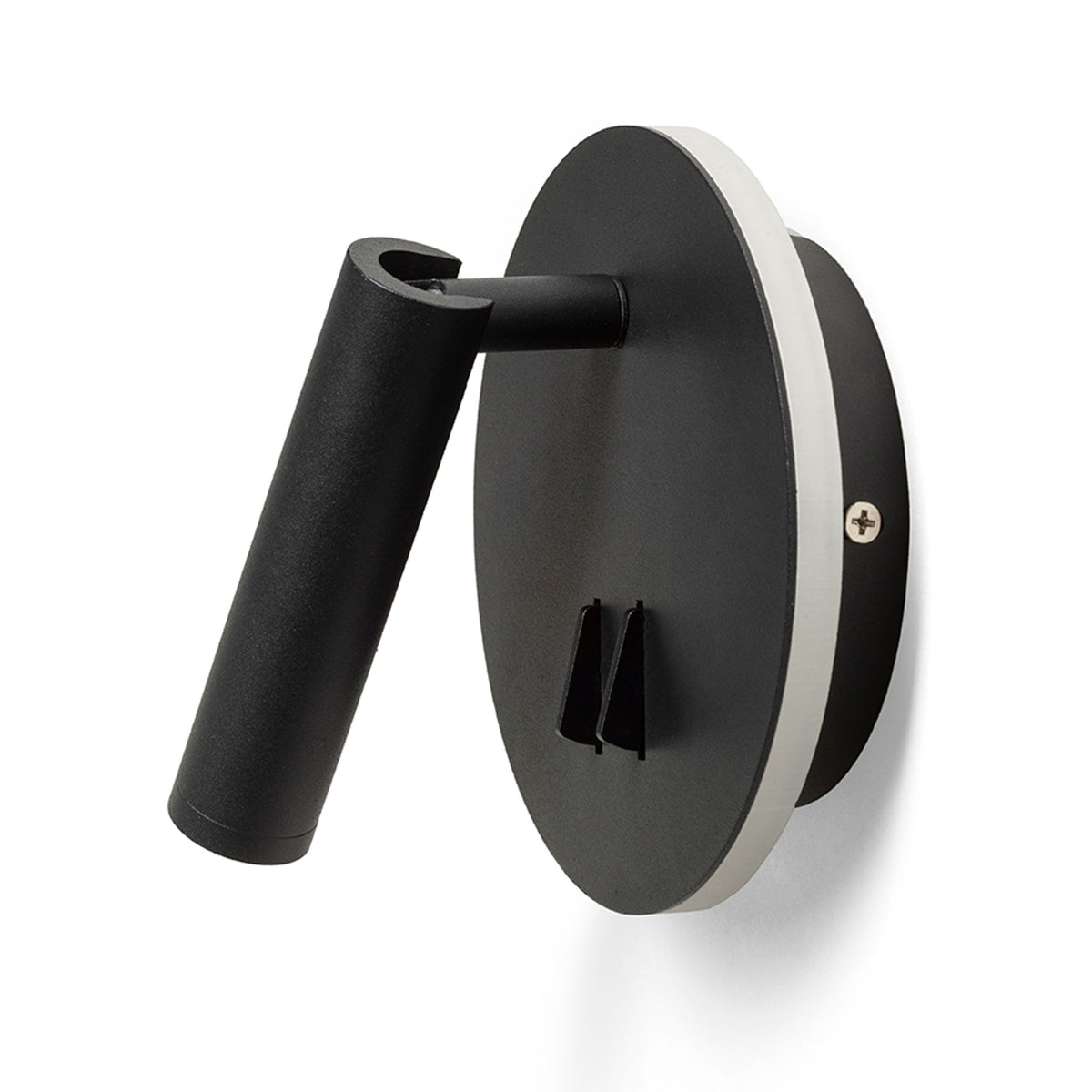 RENDL spotlight THALIA wall black satinated acrylic 230V LED 6+3W 3000K R13765 5