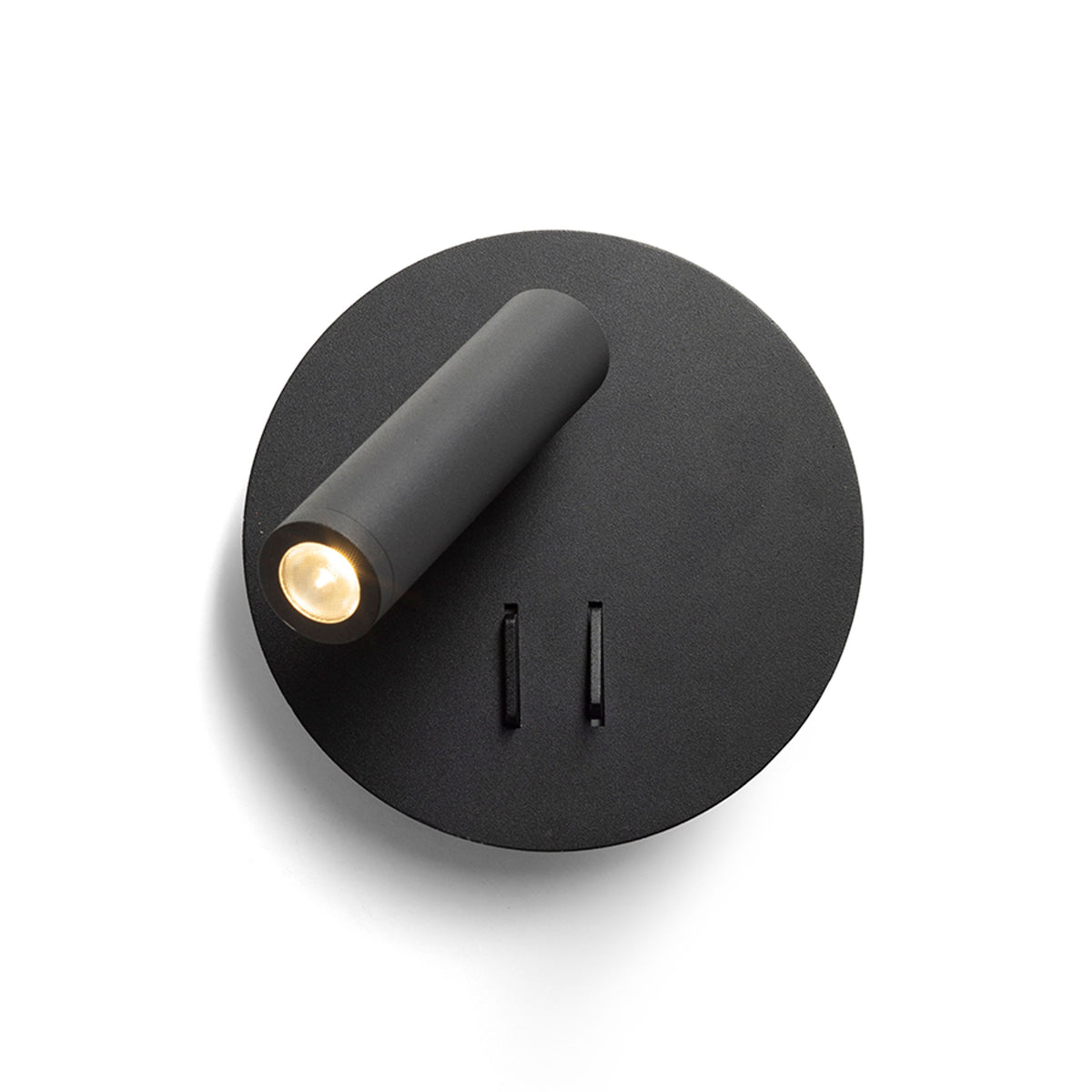RENDL spotlight THALIA wall black satinated acrylic 230V LED 6+3W 3000K R13765 7