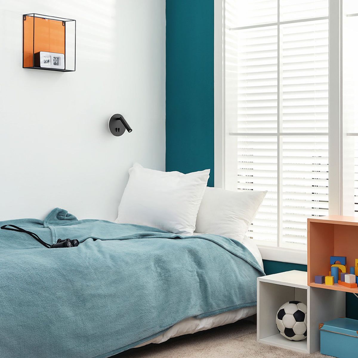 RENDL spotlight THALIA wall black satinated acrylic 230V LED 6+3W 3000K R13765 8