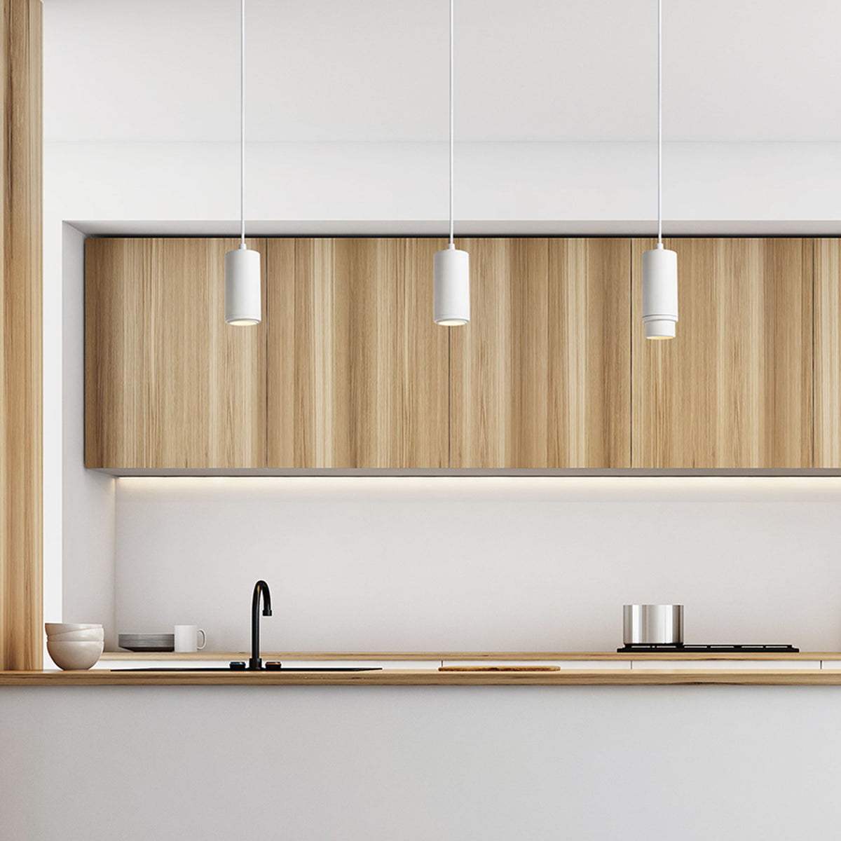 RENDL pendant lamp OPTIMUS pendant white  230V LED GU10 9W 10 50° R13777 5