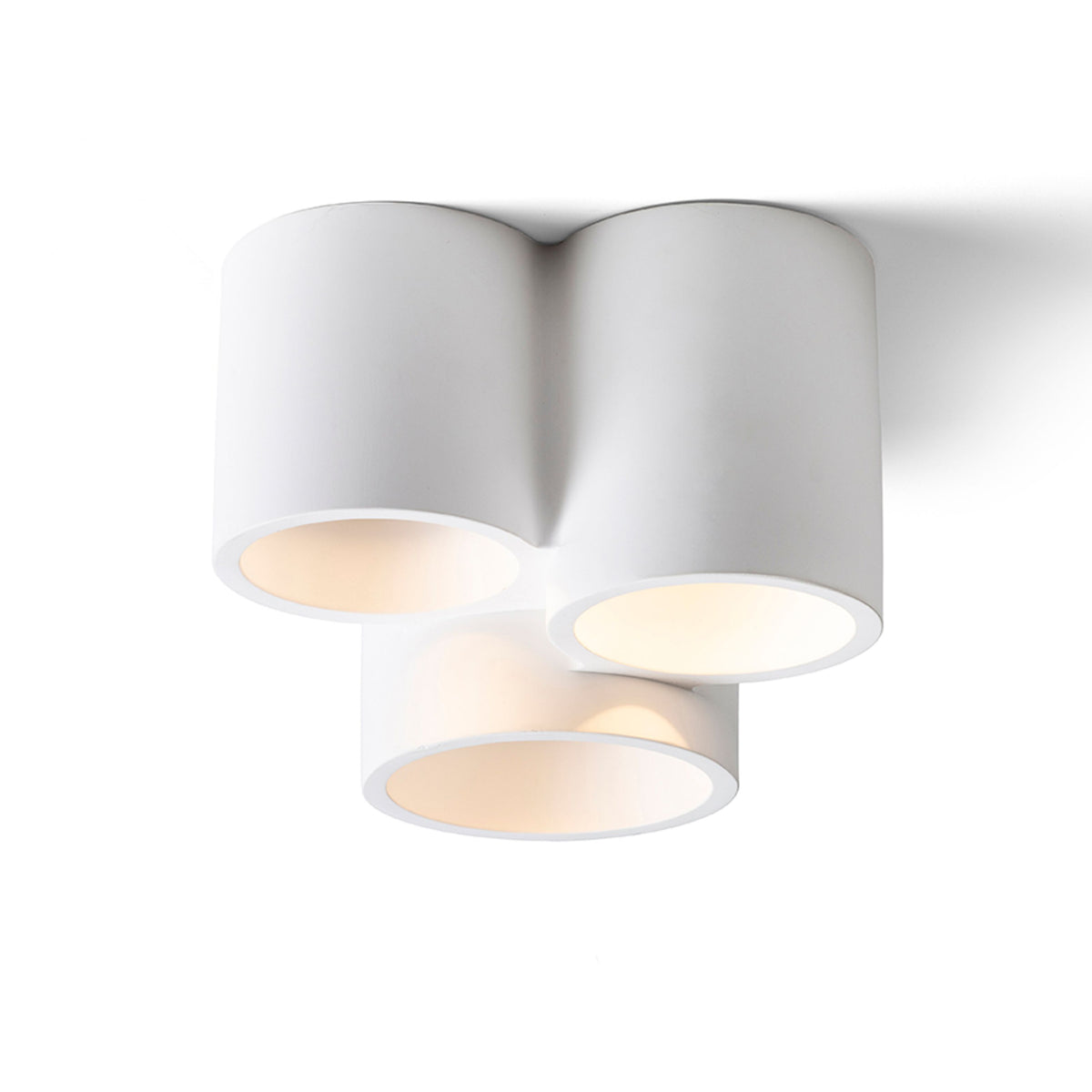 RENDL surface mounted lamp GINA III ceiling plaster 230V LED GU10 3x5W R13789 4