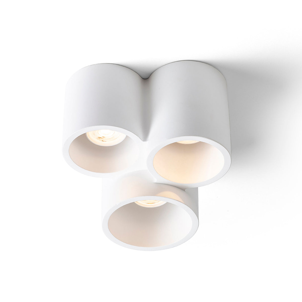 RENDL surface mounted lamp GINA III ceiling plaster 230V LED GU10 3x5W R13789 5