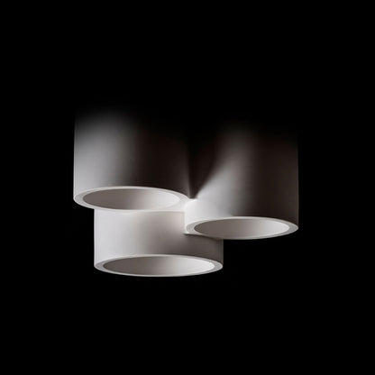 RENDL surface mounted lamp GINA III ceiling plaster 230V LED GU10 3x5W R13789 6