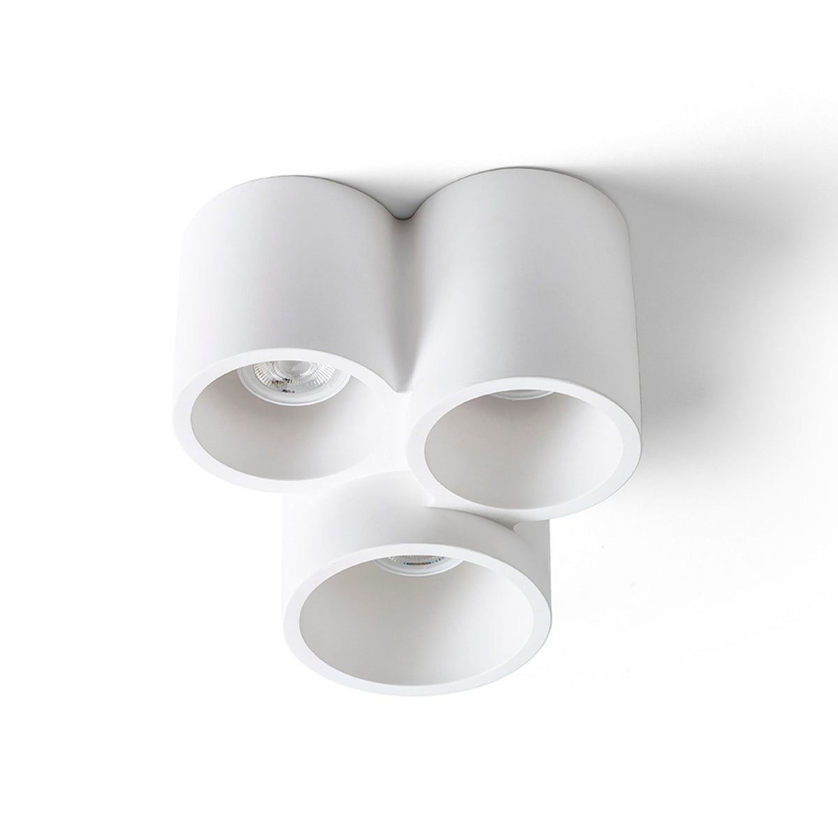 RENDL surface mounted lamp GINA III ceiling plaster 230V LED GU10 3x5W R13789 7
