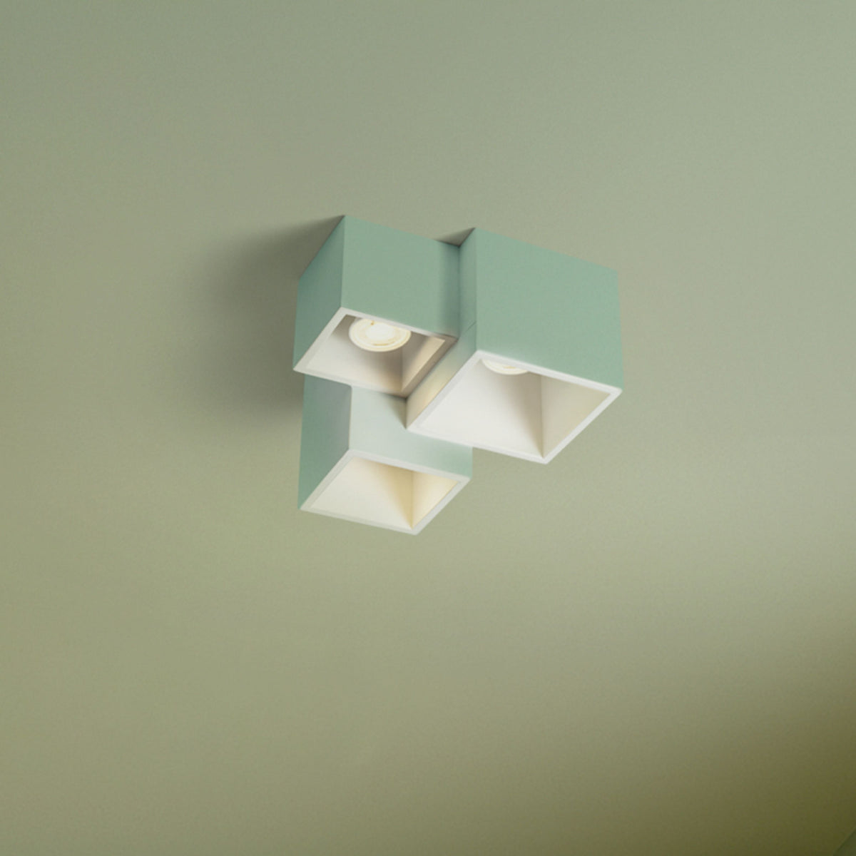 RENDL surface mounted lamp JACK III ceiling plaster 230V LED GU10 3x5W R13790 3