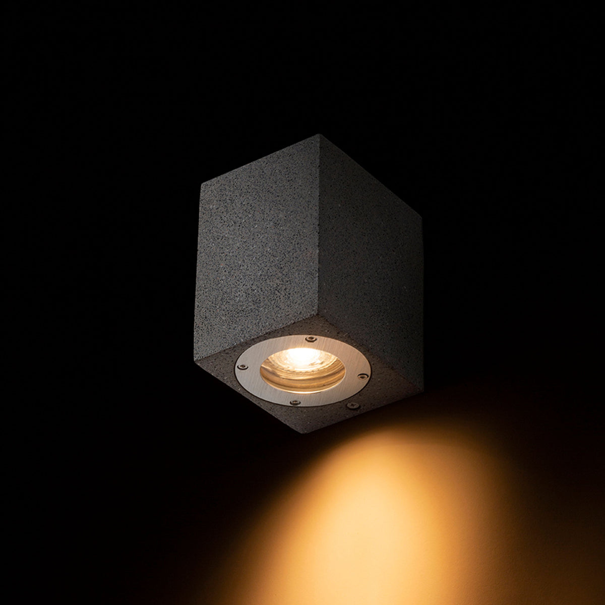 RENDL outdoor lamp KANE I wall  concrete/dark granite 230V LED GU10 5W IP65 R13793 3