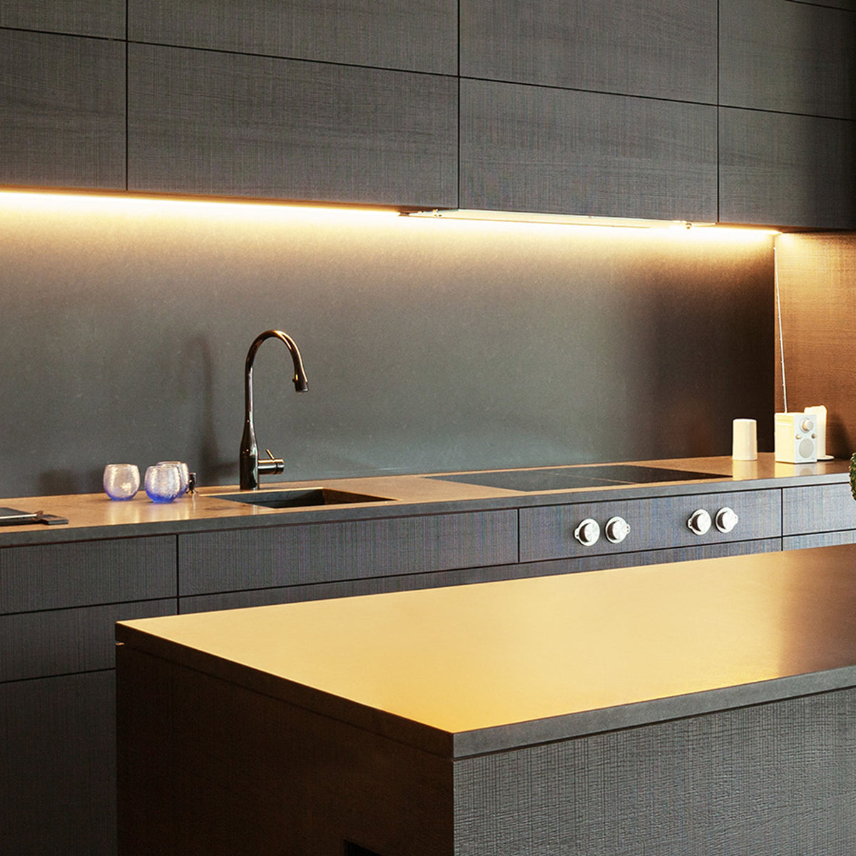 RENDL LED-strip LED PROFILE A recessed 1m aluminum/frosted acrylic  R13864 3