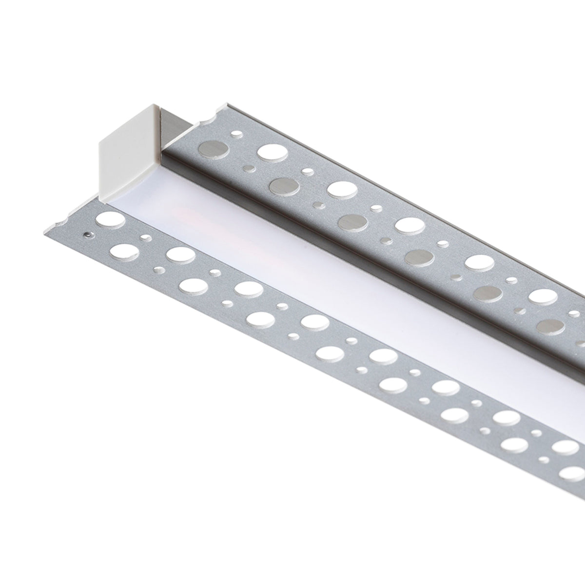 RENDL LED-strip LED PROFILE B recessed 1m aluminum/frosted acrylic  R13865 1
