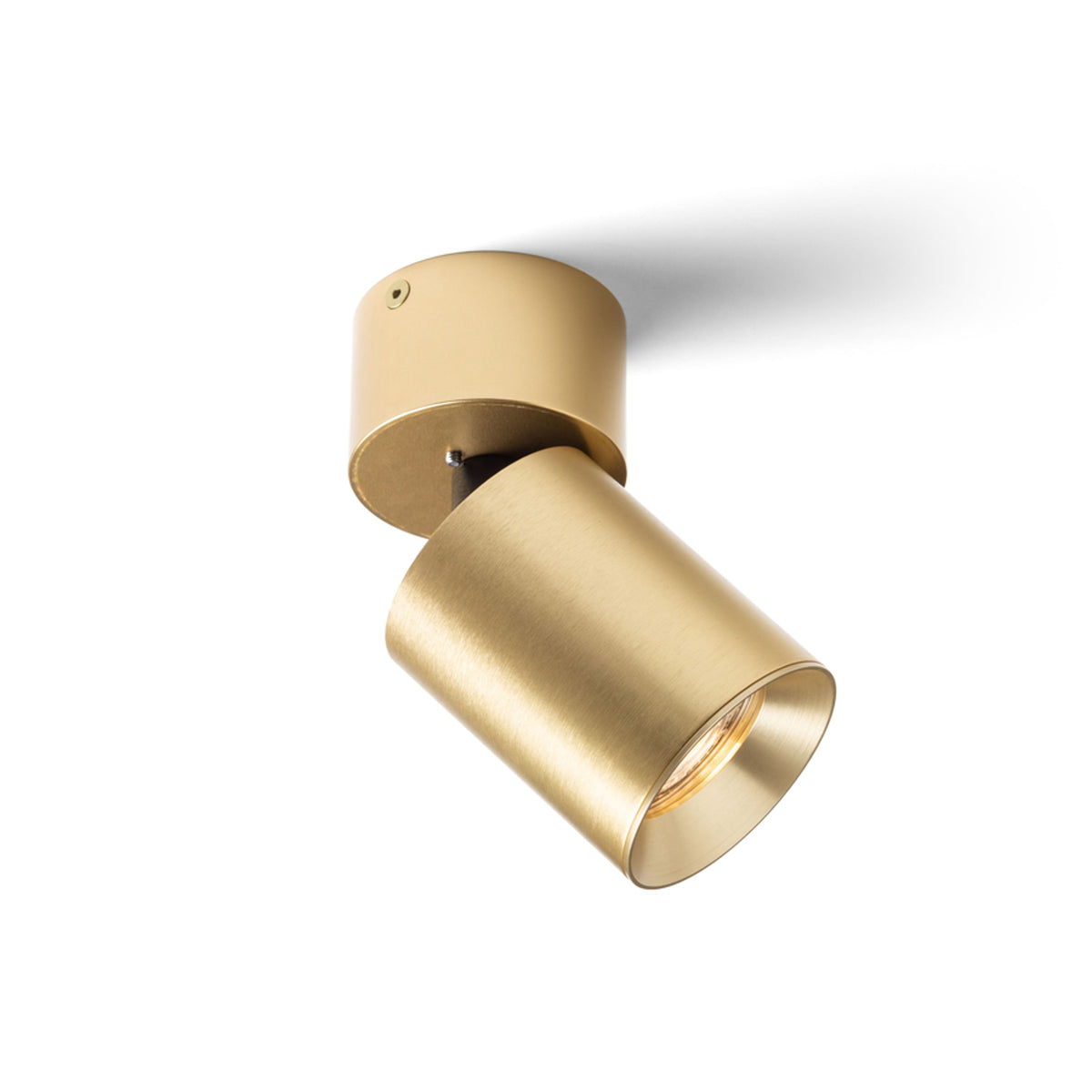 RENDL spotlight DARIO ceiling  brushed brass 230V LED GU10 9W R13869 9