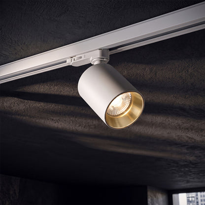RENDL 3-circuit track system DARIO for 3-circuit tracks white brushed brass 230V LED GU10 9W R13873 4
