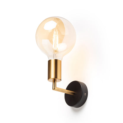 RENDL wall lamp ARAQ wall  brushed brass/black 230V LED E27 15W R13890 4