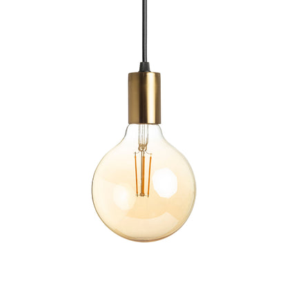 RENDL pendant lamp ARAQ pendant  brushed brass/black 230V LED E27 15W R13891 4