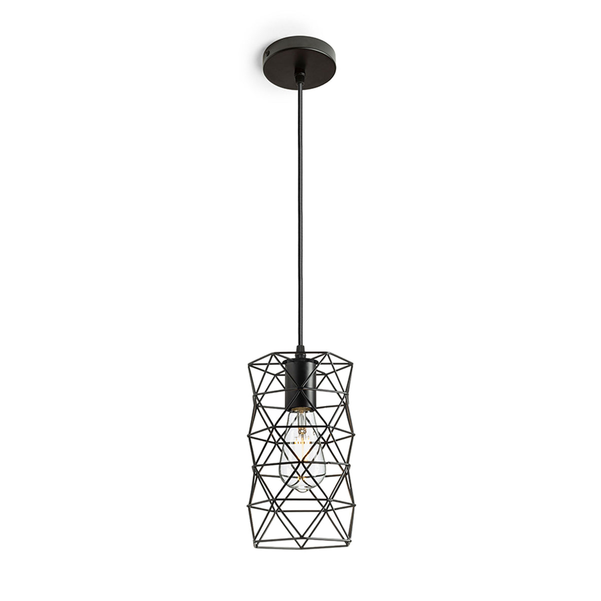 RENDL pendant lamp ILUSIA pendant black  230V LED E27 15W R13892 1