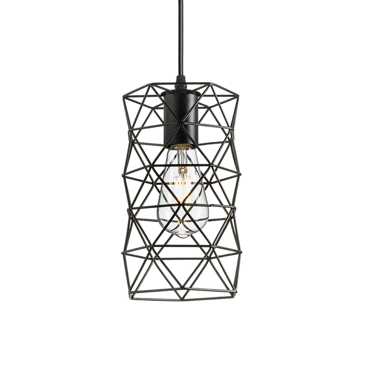 RENDL pendant lamp ILUSIA pendant black  230V LED E27 15W R13892 3