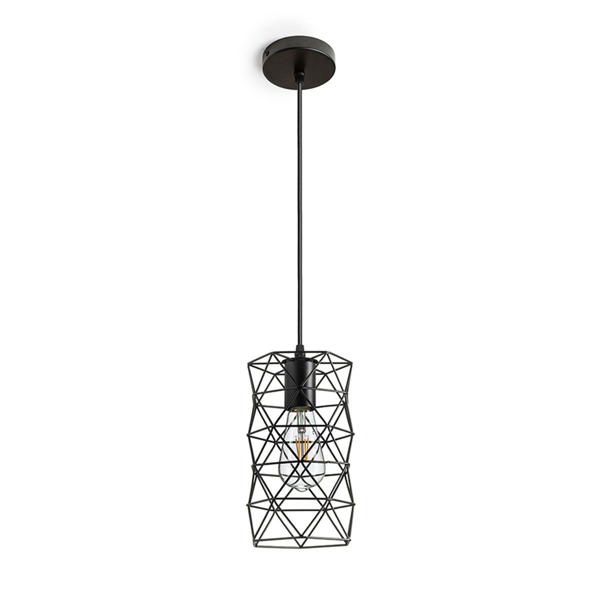 RENDL pendant lamp ILUSIA pendant black  230V LED E27 15W R13892 5
