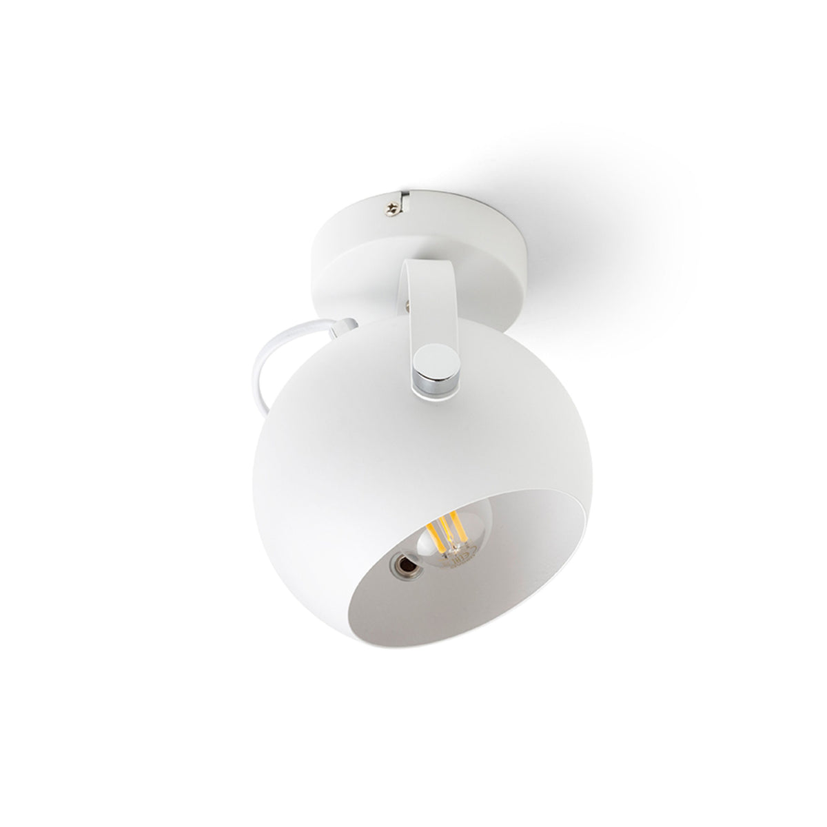 RENDL spotlight AGNETA surface mounted white  230V LED E27 11W R13893 4