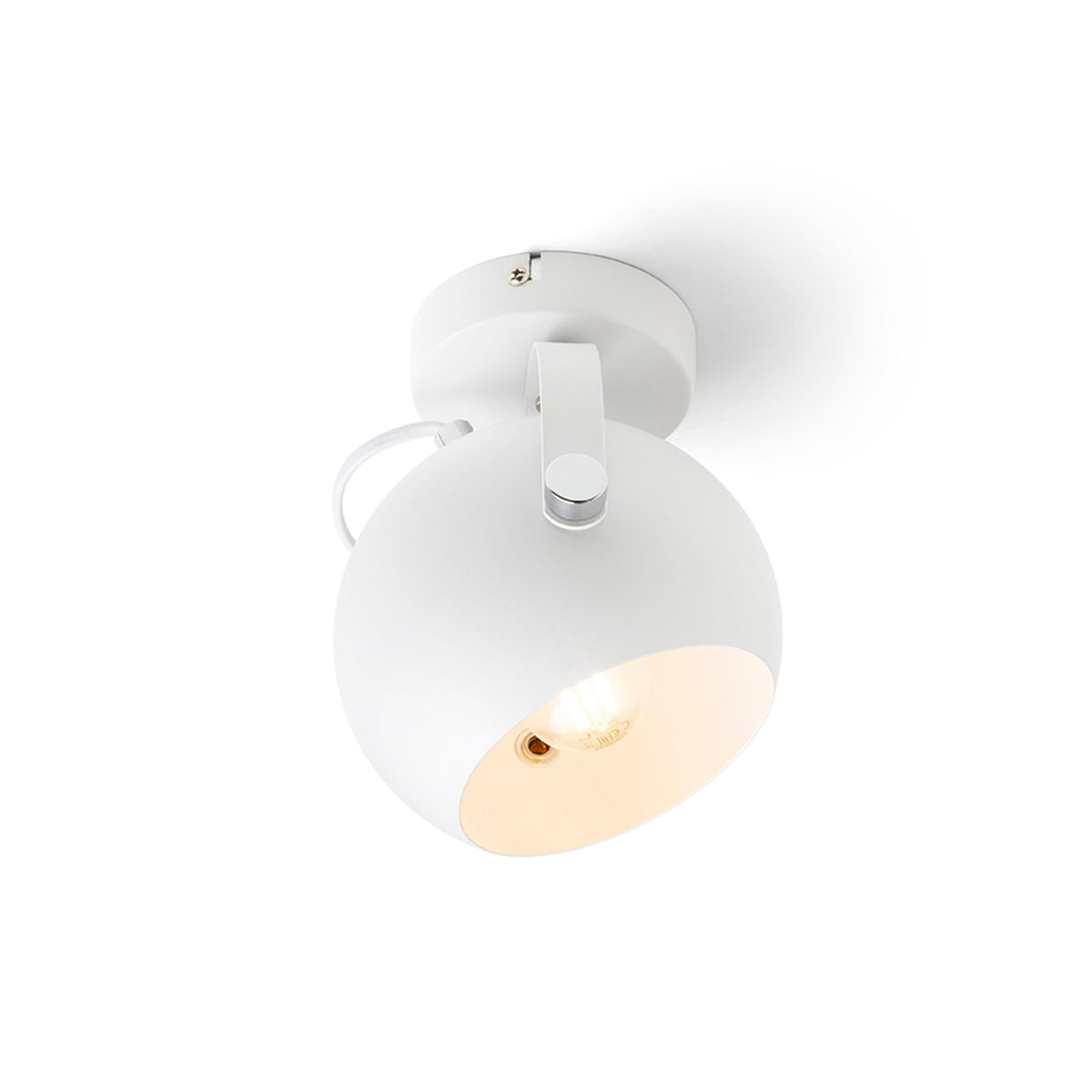 RENDL spotlight AGNETA surface mounted white  230V LED E27 11W R13893 5