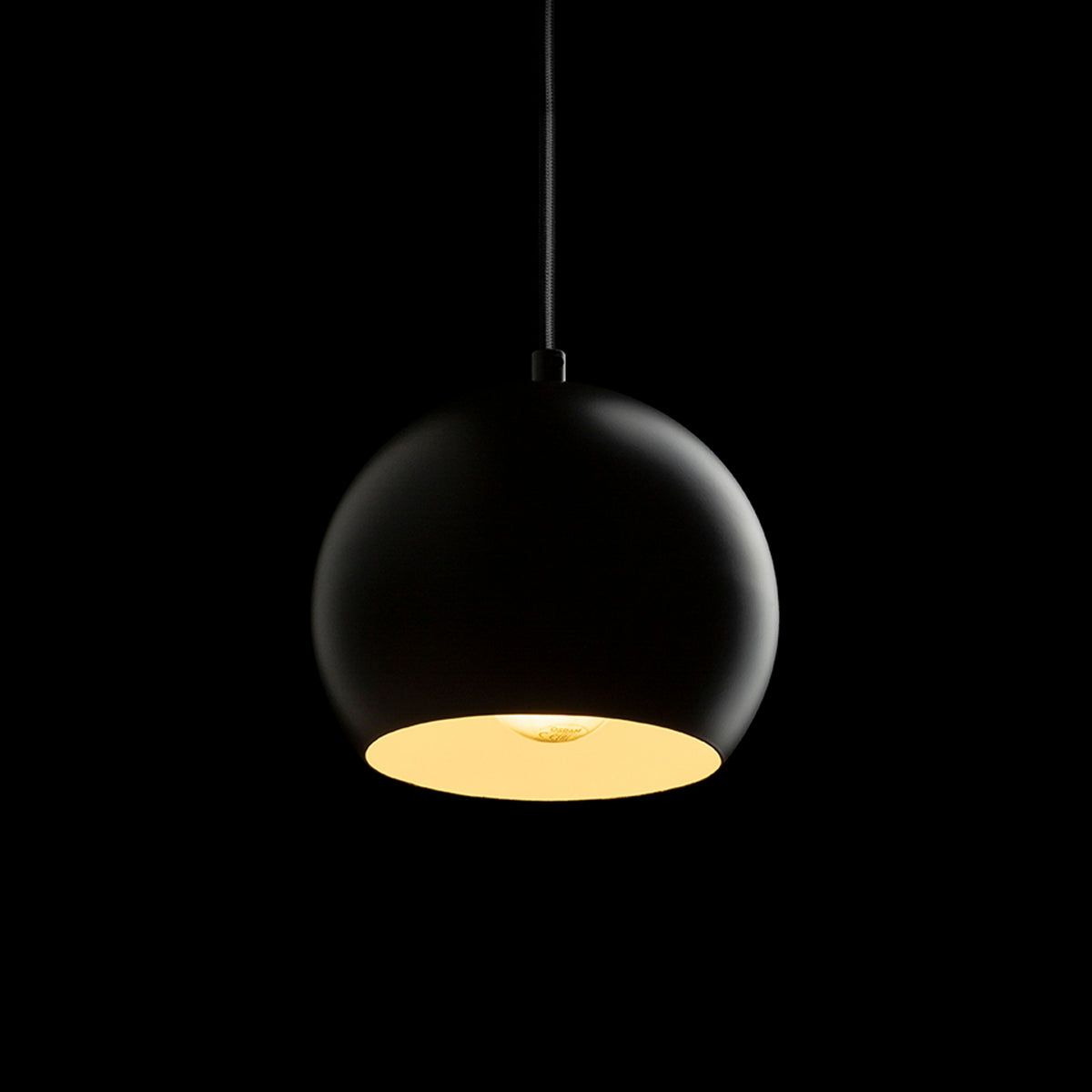 RENDL pendant lamp AGNETA pendant black  230V LED E27 11W R13898 3
