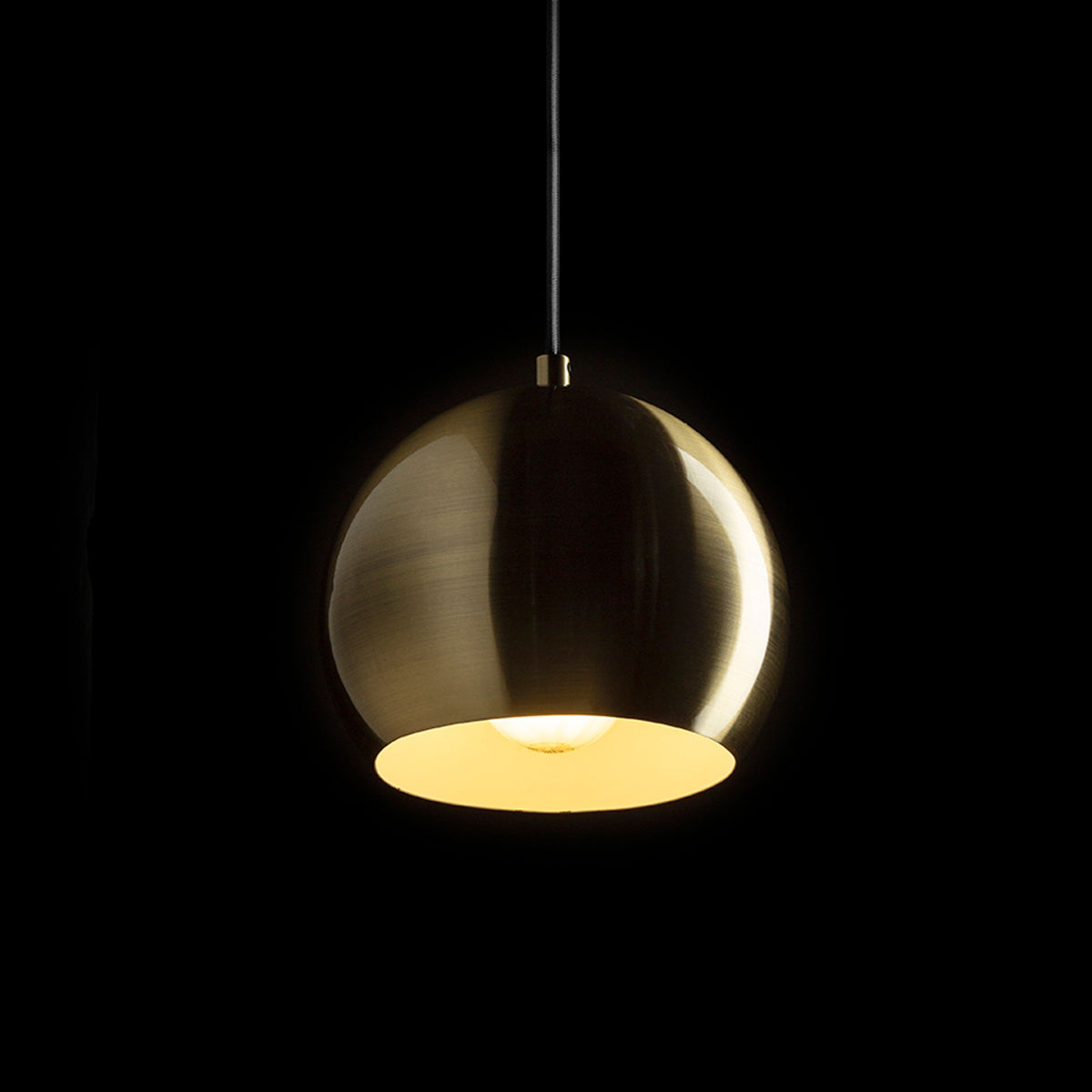 RENDL pendant lamp AGNETA pendant  brushed brass 230V LED E27 11W R13899 2