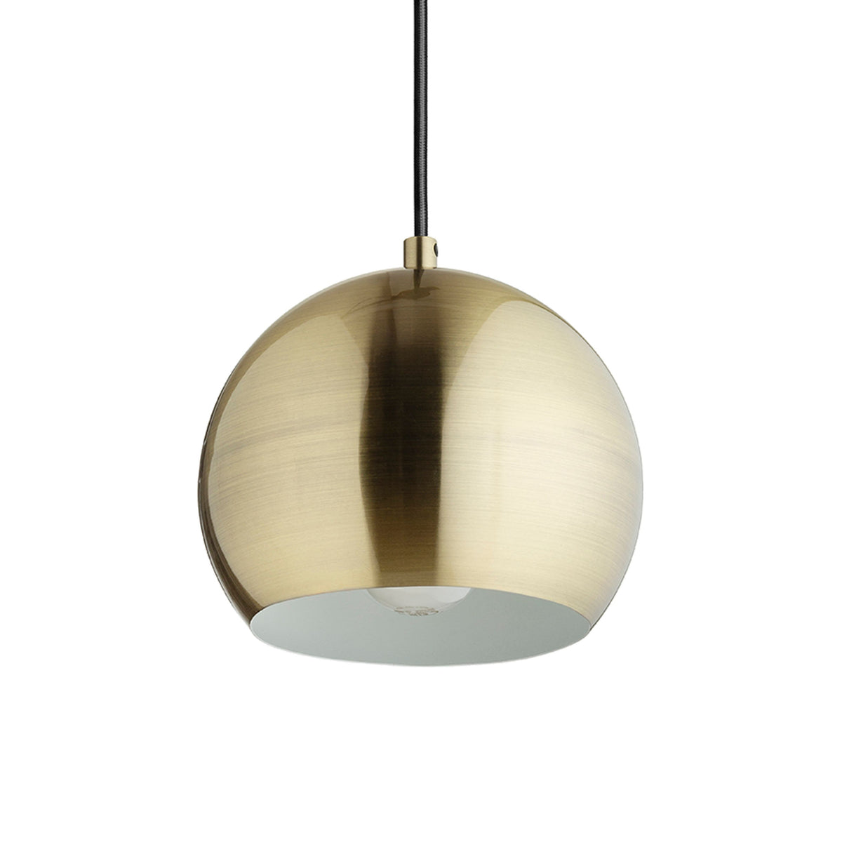 RENDL pendant lamp AGNETA pendant  brushed brass 230V LED E27 11W R13899 3