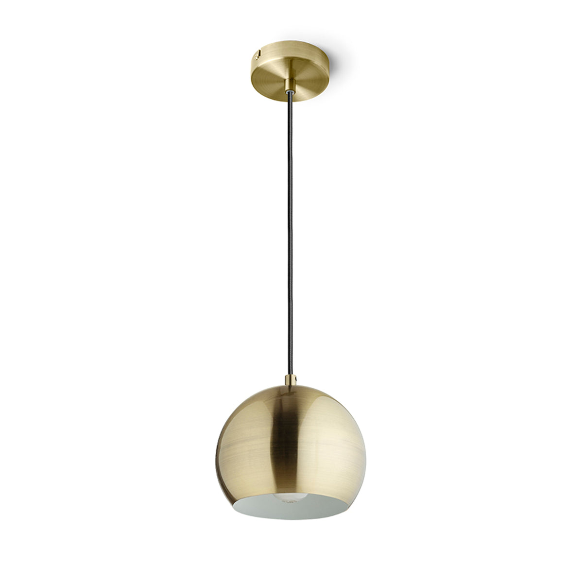 RENDL pendant lamp AGNETA pendant  brushed brass 230V LED E27 11W R13899 5