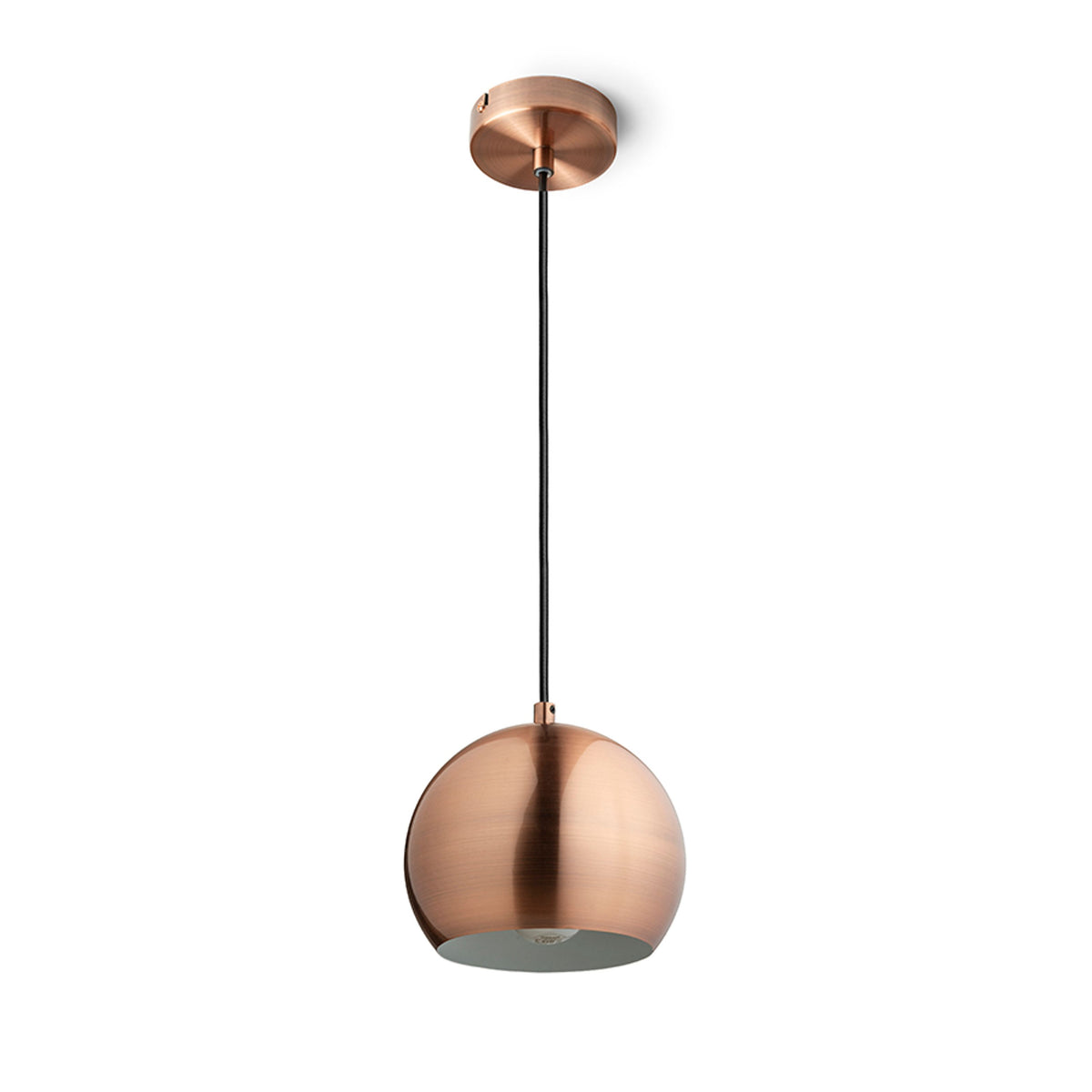 RENDL pendant lamp AGNETA pendant  brushed copper 230V LED E27 11W R13900 5