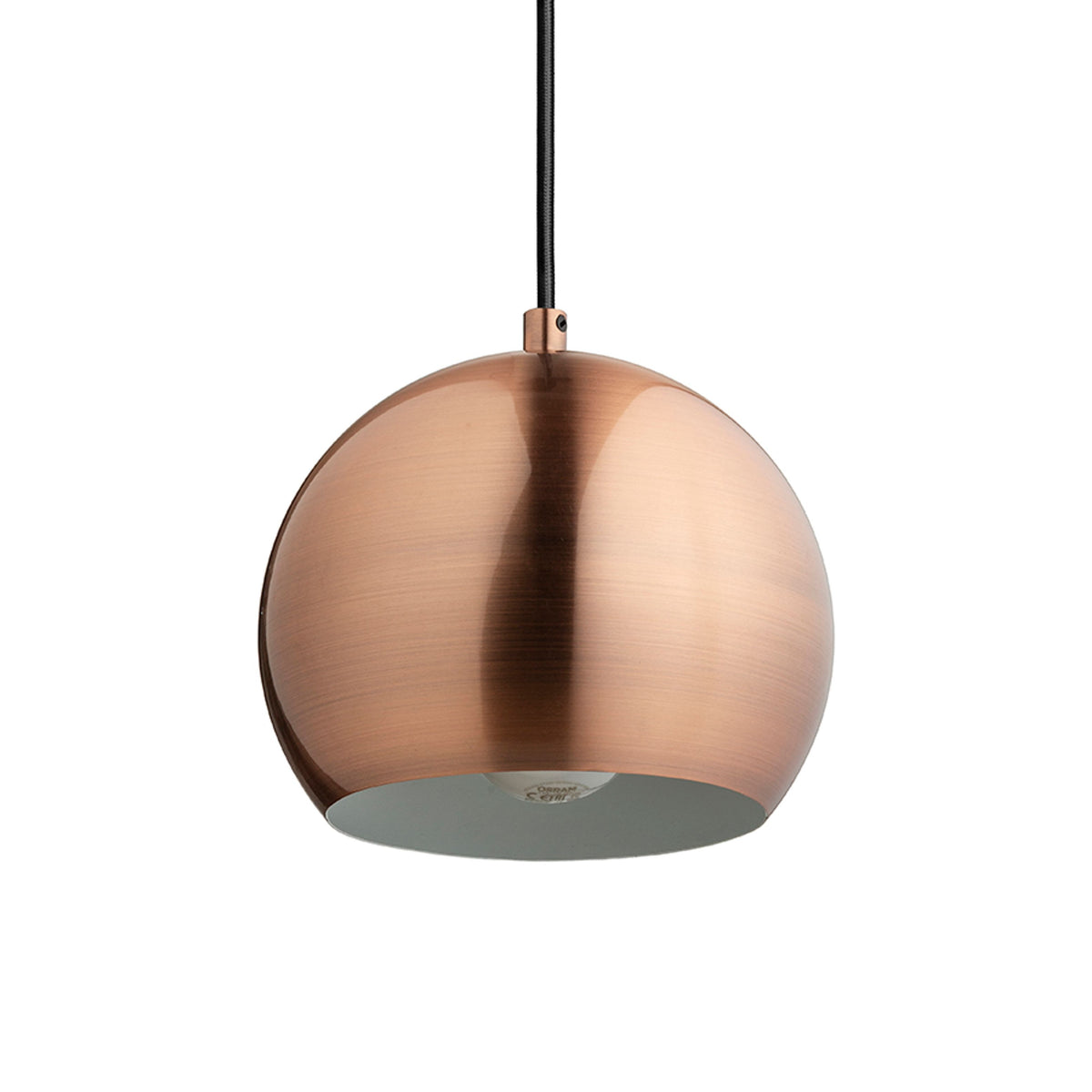 RENDL pendant lamp AGNETA pendant  brushed copper 230V LED E27 11W R13900 6