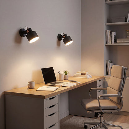 RENDL spotlight CELEIA surface mounted matte black brushed copper 230V LED E27 11W R13902 4