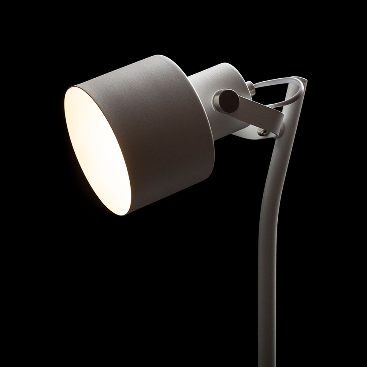 RENDL table lamp CELEIA table matte white matt nickel 230V LED E27 11W R13903 4
