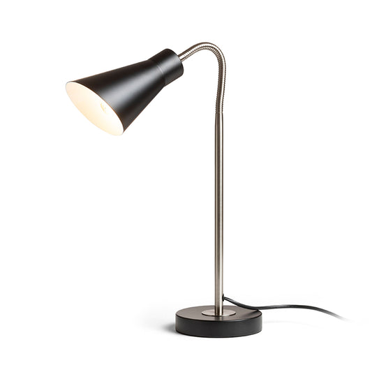 RENDL table lamp ANIKA table matte black matt nickel 230V LED E27 15W R13906 1