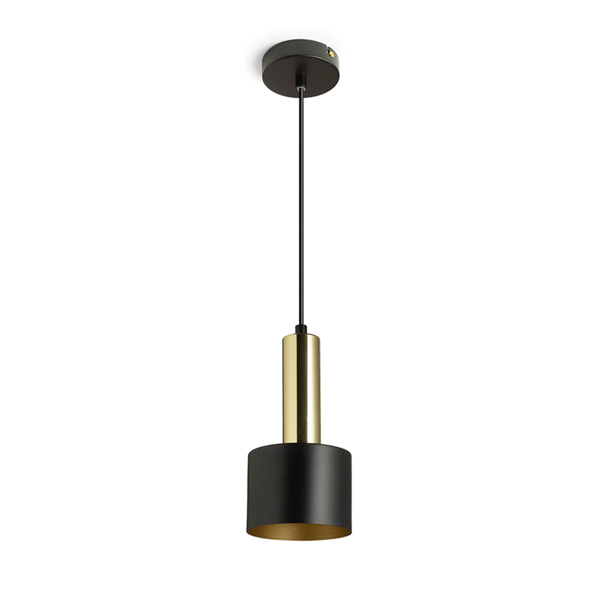 RENDL pendant lamp GIULIA 12 pendant black/gold brown brass 230V LED E27 11W R13909 6