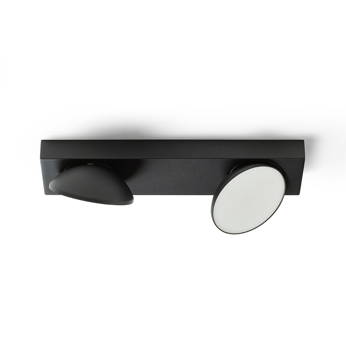 RENDL spotlight ELISEO II surface mounted black  230V LED 2x5W  3000K R13917 5