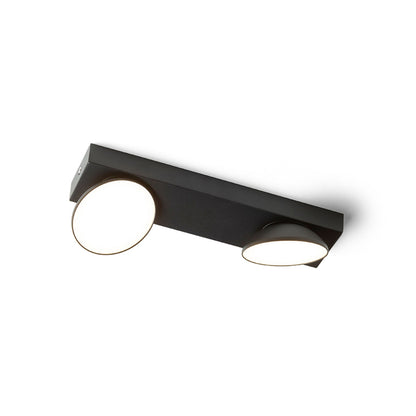 RENDL spotlight ELISEO II surface mounted black  230V LED 2x5W  3000K R13917 6