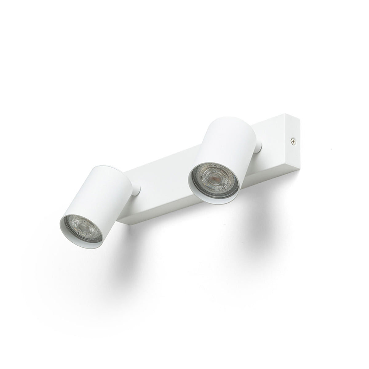 RENDL spotlight DUDE II surface mounted white 230V LED GU10 2x9W R13922 5