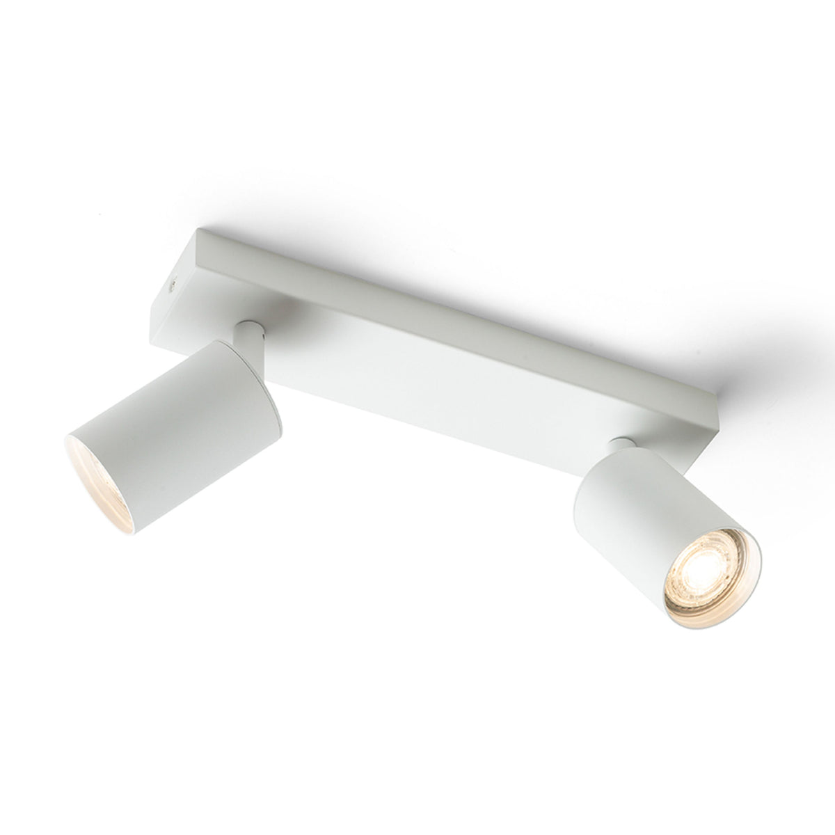 RENDL spotlight DUDE II surface mounted white 230V LED GU10 2x9W R13922 6