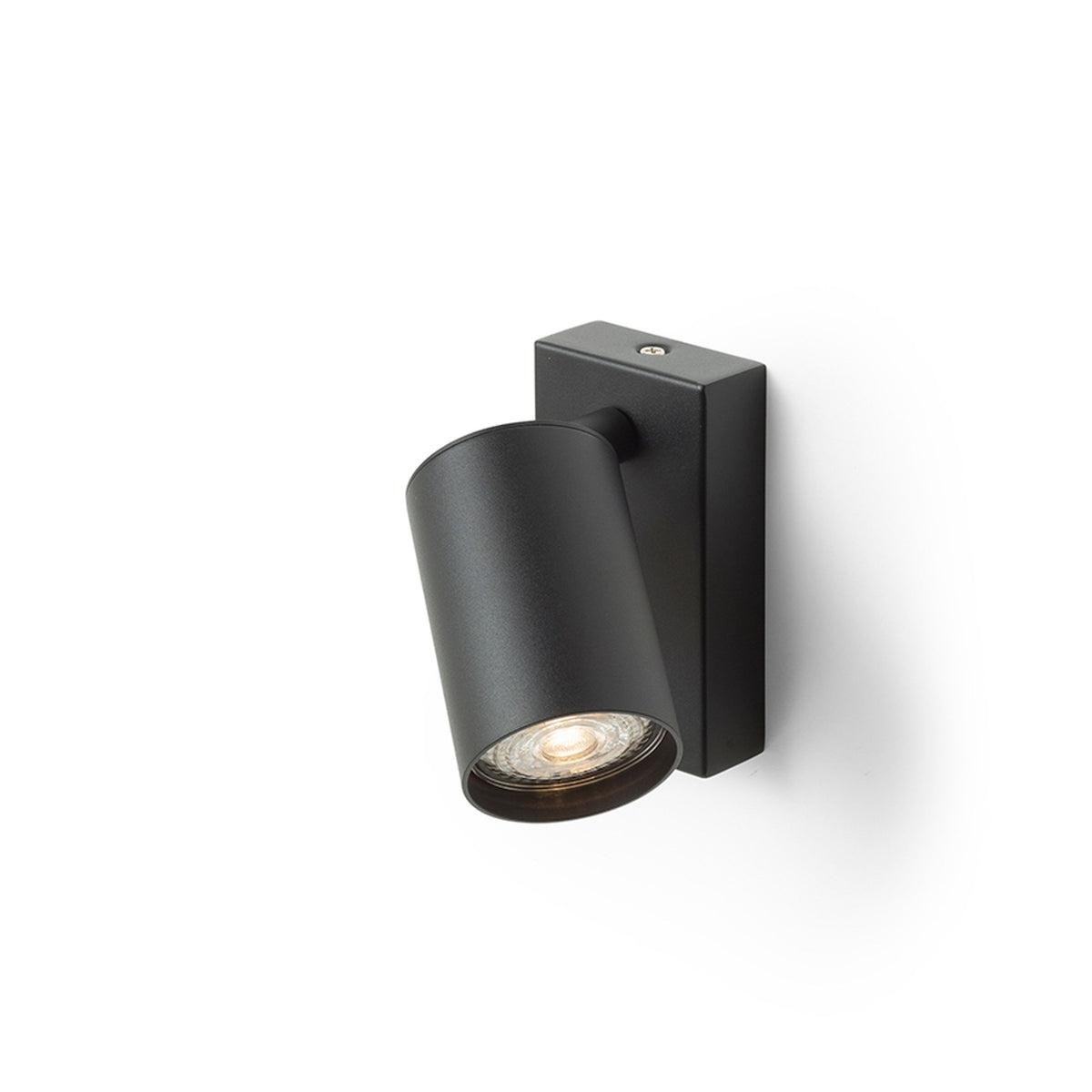RENDL spotlight DUDE wall black 230V LED GU10 9W R13925 5