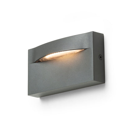RENDL outdoor lamp BOBO RC wall anthracite grey  230V LED 8W IP65  3000K R13934 1
