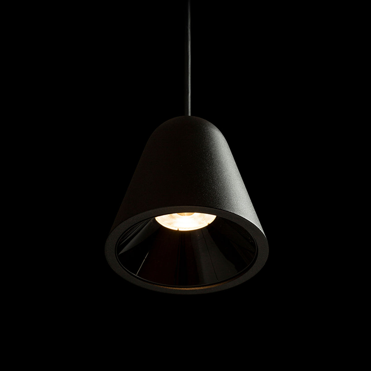 RENDL pendant lamp STIG pendant black  230V LED 6.8W 34°  3000K R13940 4