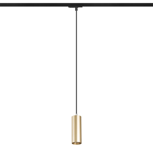 RENDL 1-circuit track system MAVRO for 1-circuit tracks pendant gold 230V LED 12W 38° 3000K R13981 1