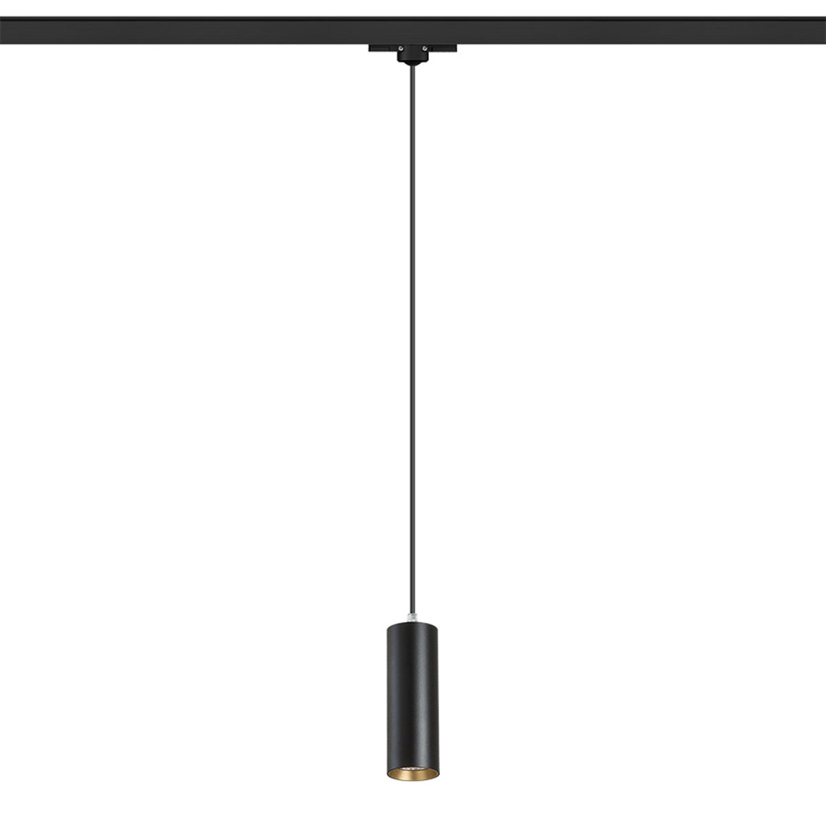RENDL 3-circuit track system MAVRO for 3-circuit tracks pendant black/gold 230V LED 12W 38° 3000K R13985 1