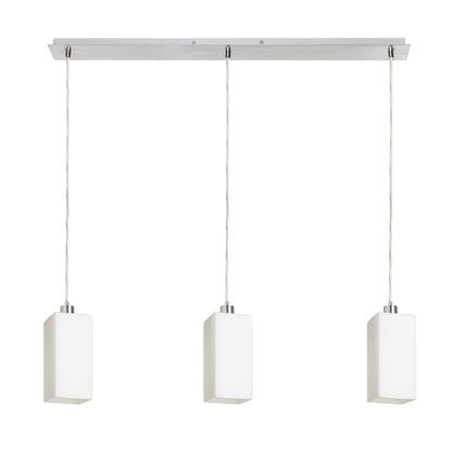 RENDL pendant lamp LIZ III 80 pendant  opal-colored glass/chrome 230V LED E27 3x15W R14028 1