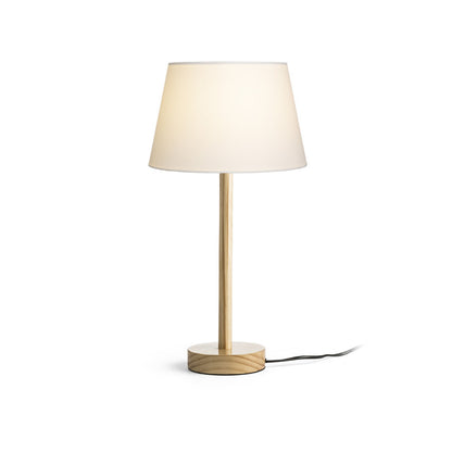 RENDL table lamp MAUI/ALVIS 24 table white wood 230V LED E27 11W R14033 2