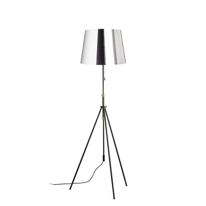 RENDL floor lamp LUTON/ILUSION floor  chrome foil/black/metal 230V LED E27 15W R14065 1