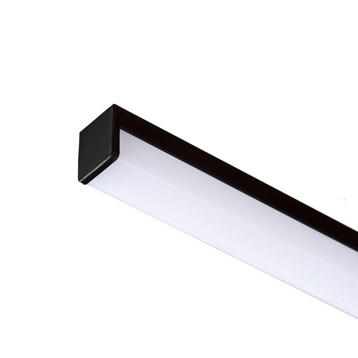 RENDL LED-strip LED PROFILE H surface mounted 1m black matte acrylic/aluminum  R14090 1