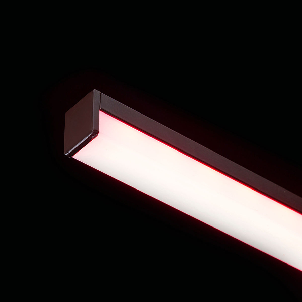 RENDL LED-strip LED PROFILE H surface mounted 1m black matte acrylic/aluminum  R14090 5